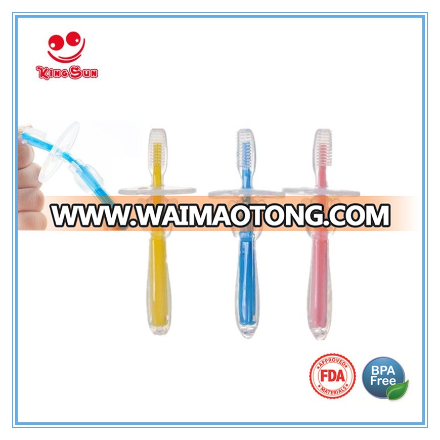 Silicone Rubber Baby Chewing Toothbrush Food Grade